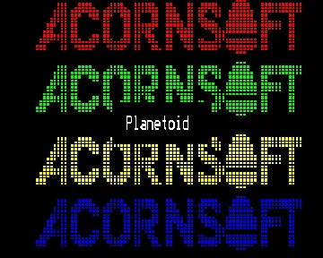 Planetoid (1982)(Acornsoft) screen shot title